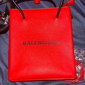 BALENCIAGA Shoulder Purse (Red)